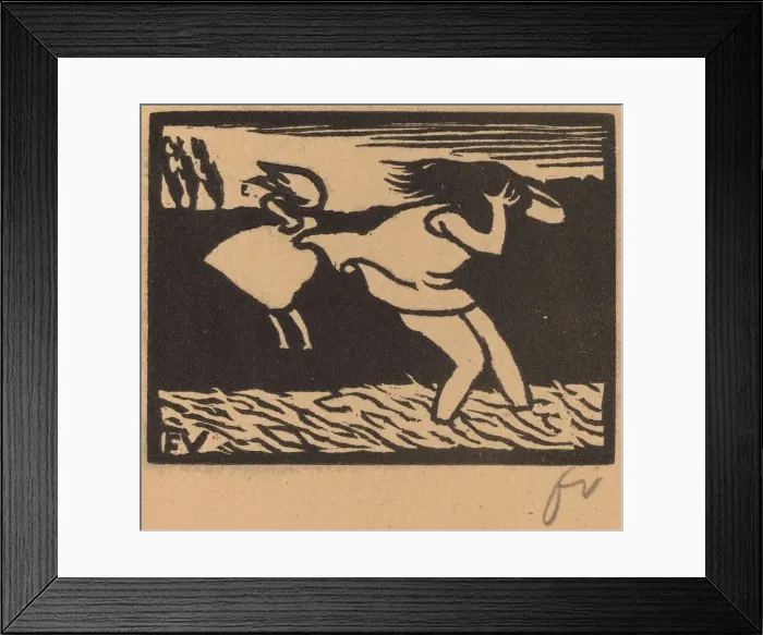 Framed Print : Bathers Caught in a Storm (Les baigneuses surprises par l orage), 1893 Framed Print : Bathers Caught in a Storm (Les baigneuses surprises par l orage), 1893