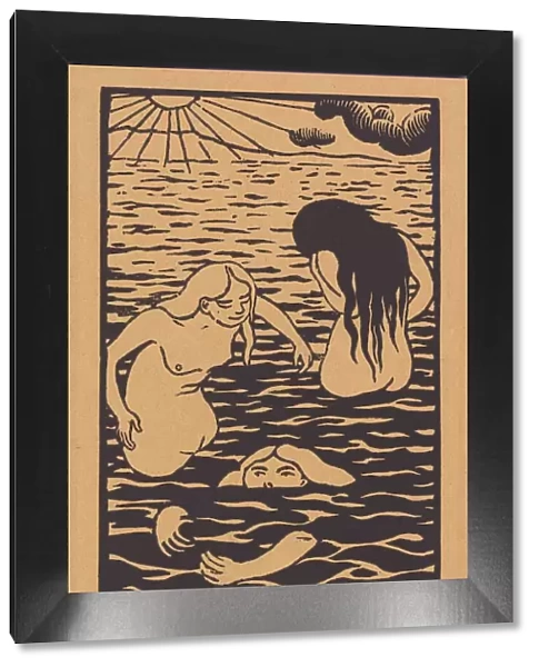 Three Bathers, 1894. Creator: Felix Vallotton