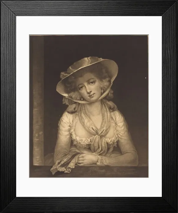 Framed Print : Phoebe Hoppner, published 1784. Creator: John Raphael Smith