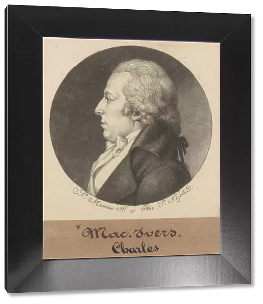 Charles McEvers, 1798. Creator: Charles Balthazar Julien Fevret de Saint-Memin