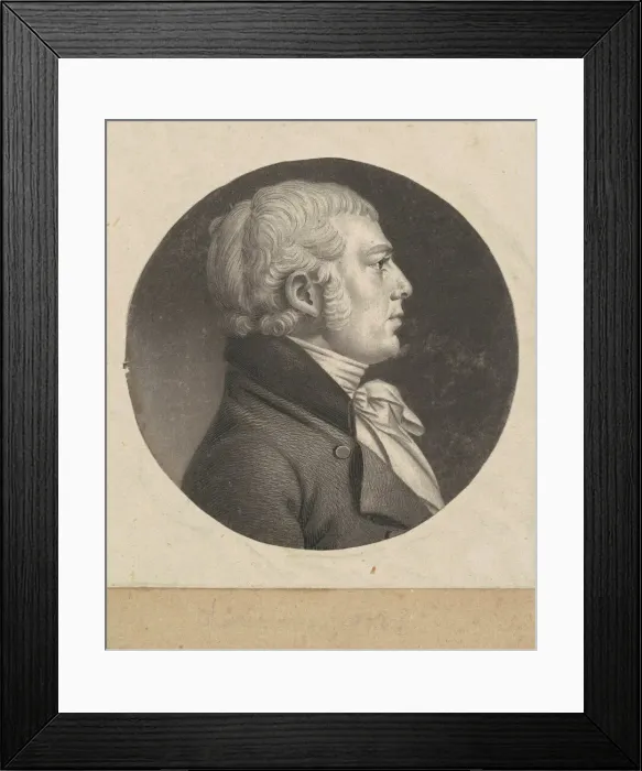 Framed Print : John Moore White, 1798-1803. Creator: Charles Balthazar Julien Fé Framed Print : John Moore White, 1798-1803. Creator: Charles Balthazar Julien Fé
