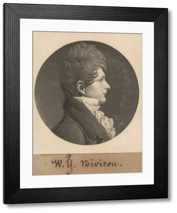 Framed Print : John Garland Mosby, 1808. Creator: Charles Balthazar Julien Fevret de Saint-Mé Framed Print : John Garland Mosby, 1808. Creator: Charles Balthazar Julien Fevret de Saint-Mé