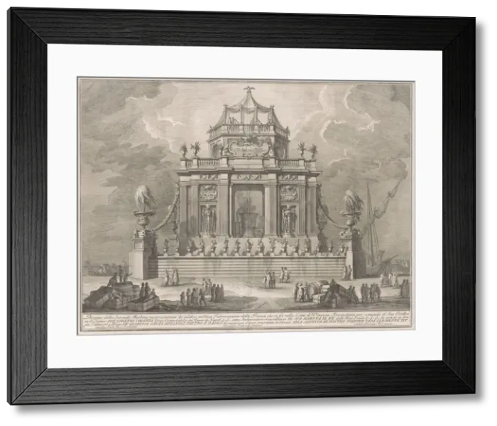 Framed Print : The Seconda Macchina for the Chinea of 1773: The Preparation of Theriac in Venice, 1773 Framed Print : The Seconda Macchina for the Chinea of 1773: The Preparation of Theriac in Venice, 1773