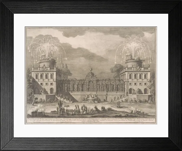 Framed Print : The Seconda Macchina for the Chinea of 1763: The Grape Harvest, 1763 Framed Print : The Seconda Macchina for the Chinea of 1763: The Grape Harvest, 1763
