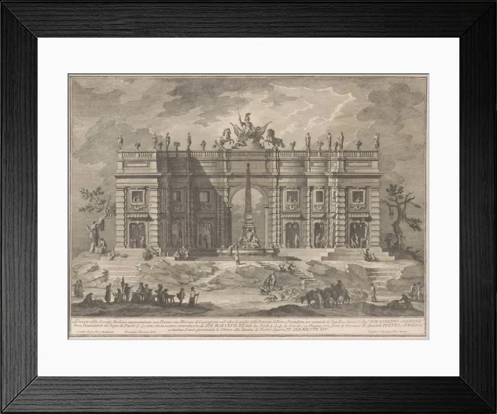 Framed Print : The Seconda Macchina for the Chinea of 1772: A Square with a Game Market... 1772 Framed Print : The Seconda Macchina for the Chinea of 1772: A Square with a Game Market... 1772