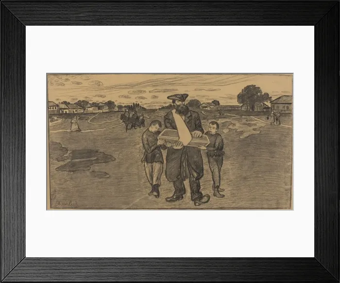 Framed Print : Childs Funeral in Russia, 1906 / 1907. Creator: Ernst Barlach Framed Print : Childs Funeral in Russia, 1906 / 1907. Creator: Ernst Barlach