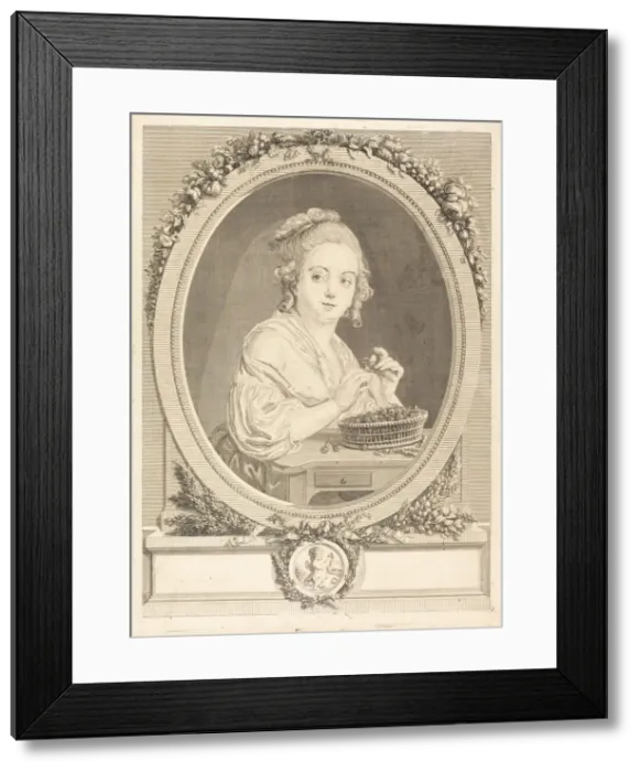 Framed Print : Les cerises. Creator: Geraud Vidal Framed Print : Les cerises. Creator: Geraud Vidal