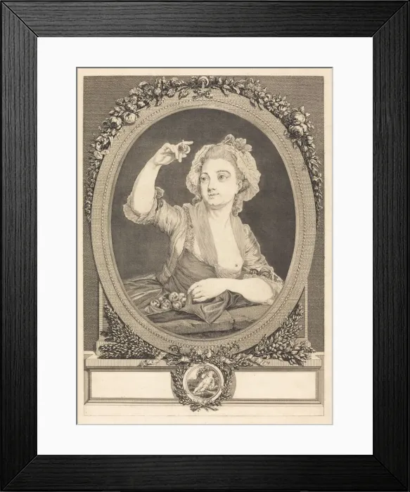 Framed Print : Les prunes. Creator: Geraud Vidal Framed Print : Les prunes. Creator: Geraud Vidal