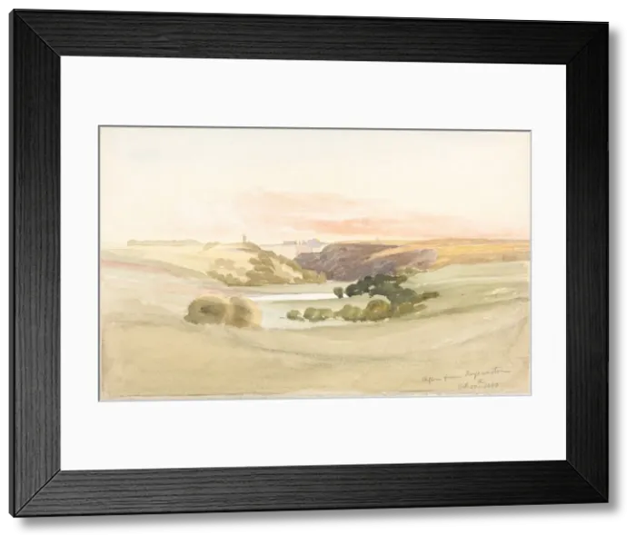 Framed Print : Clifton from Kingsweston, 1830. Creator: James Bulwer Framed Print : Clifton from Kingsweston, 1830. Creator: James Bulwer