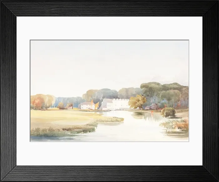 Framed Print : Horstead Mill on the River Bure, Norfolk, 1829 / 1848. Creator: James Bulwer Framed Print : Horstead Mill on the River Bure, Norfolk, 1829 / 1848. Creator: James Bulwer