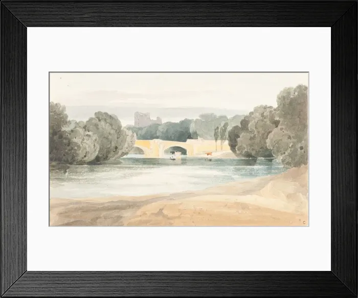 Framed Print : Bridge at Knaresborough, c. 1802 / 1804. Creator: James Bulwer Framed Print : Bridge at Knaresborough, c. 1802 / 1804. Creator: James Bulwer