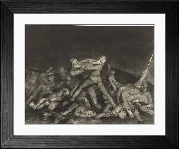 Framed Print : Ghost of Sergeant Pelly, 1918. Creator: George Wesley Bellows Framed Print : Ghost of Sergeant Pelly, 1918. Creator: George Wesley Bellows