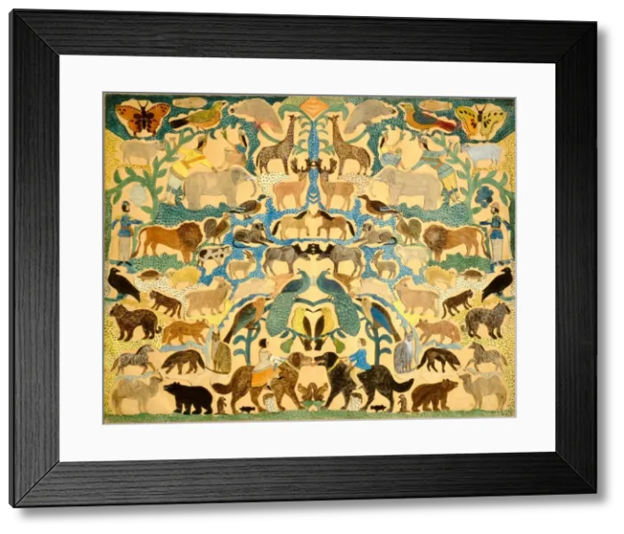 Framed Print : Cutout of Animals, second quarter 19th century. Creator: Unknown Framed Print : Cutout of Animals, second quarter 19th century. Creator: Unknown