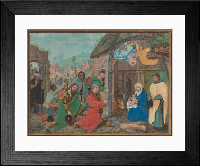 Framed Print : The Adoration of the Magi, mid-1520s. Creator: Simon Bening Framed Print : The Adoration of the Magi, mid-1520s. Creator: Simon Bening