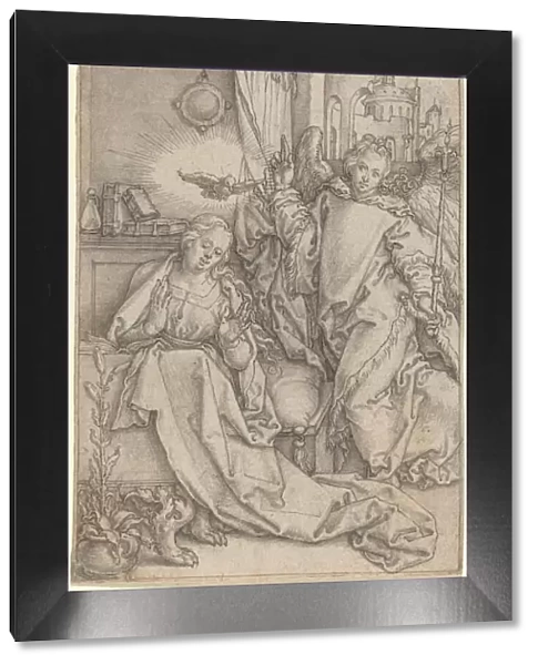 The Annunciation, 1552. Creator: Heinrich Aldegrever