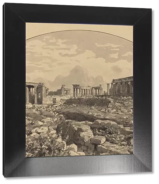 The Parthenon from the East, 1890. Creator: Themistocles von Eckenbrecher
