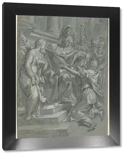 Scipio Restoring His Captive to Her Lover, 17th century. Creator: Unknown