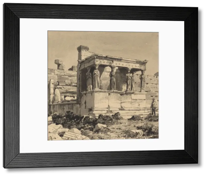 Framed Print : Erechtheion, 1890. Creator: Themistocles von Eckenbrecher Framed Print : Erechtheion, 1890. Creator: Themistocles von Eckenbrecher