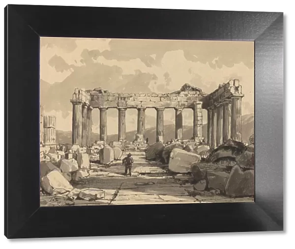 Parthenon, Inside, 1890. Creator: Themistocles von Eckenbrecher