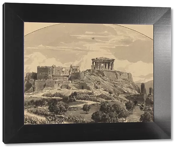 The Acropolis from the West, 1890. Creator: Themistocles von Eckenbrecher