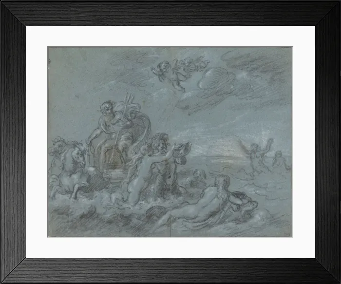 Framed Print : The Triumph of Neptune, 18th century. Creator: Unknown Framed Print : The Triumph of Neptune, 18th century. Creator: Unknown