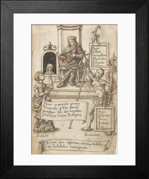 Framed Print : Always Have the Bedclothes Folded up [fol. 41 recto], c. 1512  /  1515. Creator: Unknown