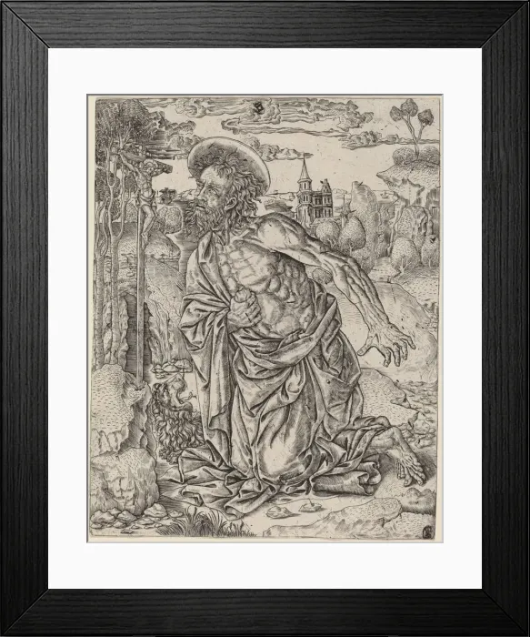 Framed Print : Saint Jerome in Penitence, c. 1500 / 1515. Creator: Unknown Framed Print : Saint Jerome in Penitence, c. 1500 / 1515. Creator: Unknown