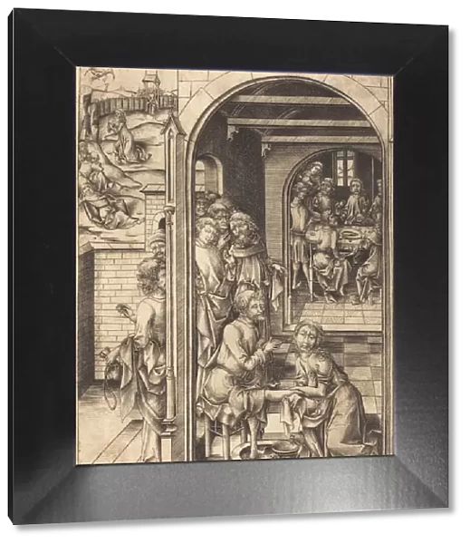 Christ Washing the Feet of the Apostles, c. 1480. Creator: Israhel van Meckenem