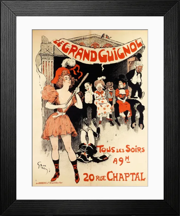 Framed Print : Le Grand Guignol, c. 1898. Creator: Grün, Jules-Alexandre (1868-1938) Framed Print : Le Grand Guignol, c. 1898. Creator: Grün, Jules-Alexandre (1868-1938)