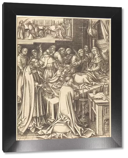 The Death of the Virgin, c. 1490  /  1500. Creator: Israhel van Meckenem