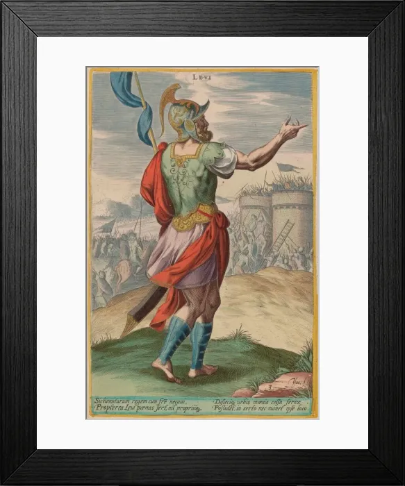 Framed Print : Levi, c. 1585. Creator: Johann Sadeler I Framed Print : Levi, c. 1585. Creator: Johann Sadeler I