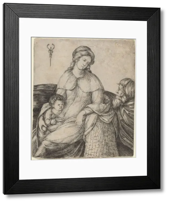 Framed Print : Holy Family, c. 1508 / 1509. Creator: Jacopo de Barbari Framed Print : Holy Family, c. 1508 / 1509. Creator: Jacopo de Barbari
