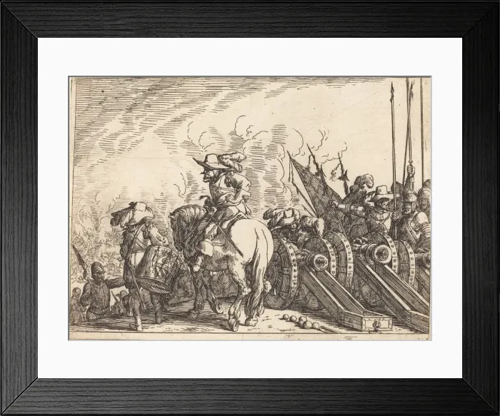 Framed Print : Capricci di varie battaglie, 1635. Creator: Johann Wilhelm Baur Framed Print : Capricci di varie battaglie, 1635. Creator: Johann Wilhelm Baur