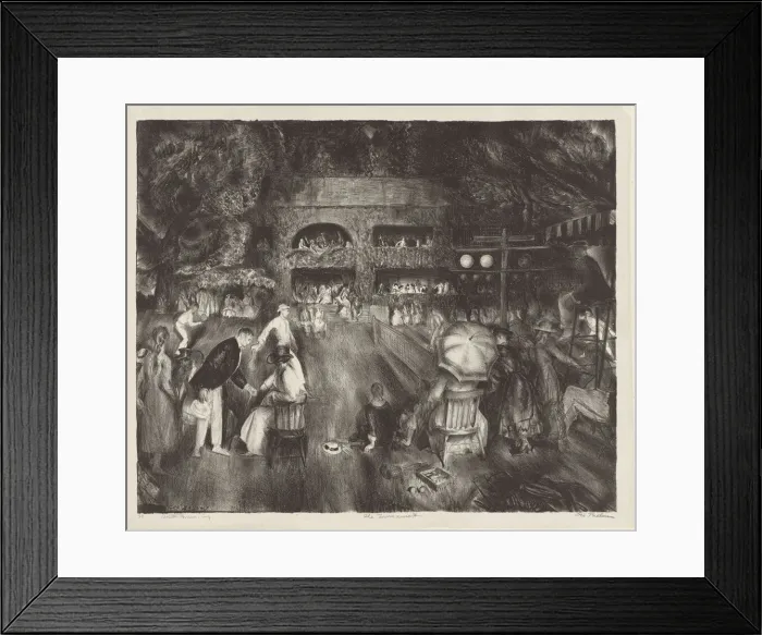 Framed Print : The Tournament, 1920. Creator: George Wesley Bellows Framed Print : The Tournament, 1920. Creator: George Wesley Bellows