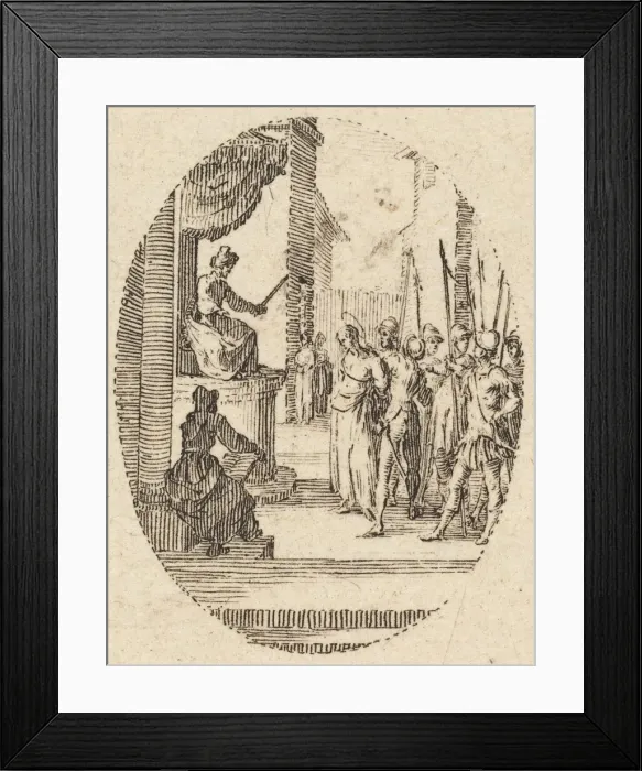 Framed Print : Ecce Homo, c. 1631. Creator: Jacques Callot Framed Print : Ecce Homo, c. 1631. Creator: Jacques Callot