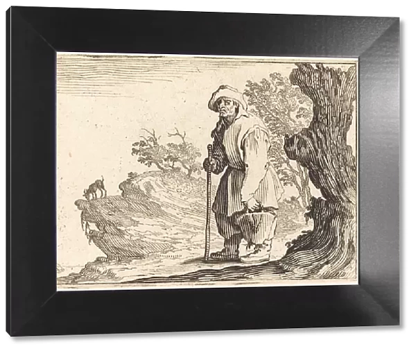 Peasant with Sack, c. 1622. Creator: Jacques Callot