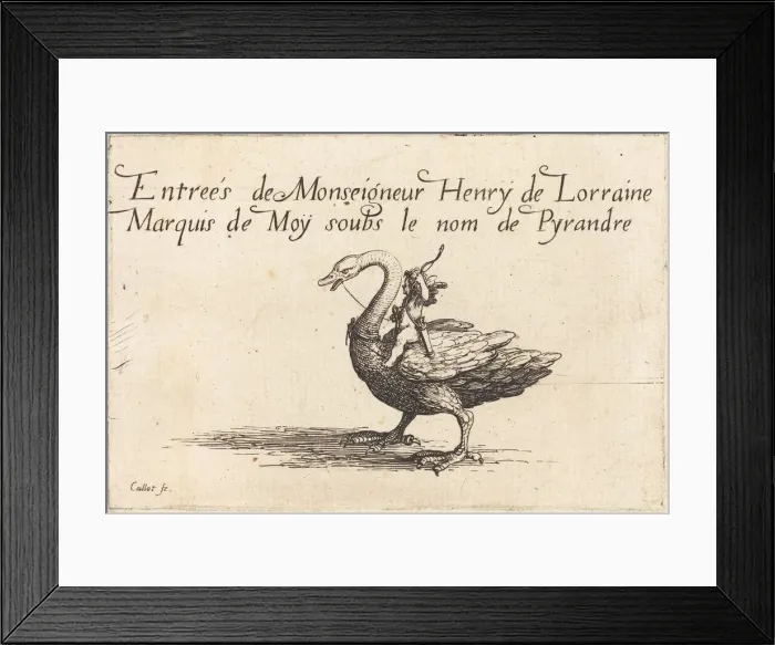 Framed Print : Entry of Monseigneur Henry de Lorraine, Marquis de Moy, under the Name of Pirandre, 1627 Framed Print : Entry of Monseigneur Henry de Lorraine, Marquis de Moy, under the Name of Pirandre, 1627