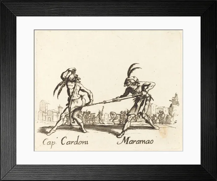 Framed Print : Cap. Cardoni and Maramao. Creator: Unknown Framed Print : Cap. Cardoni and Maramao. Creator: Unknown