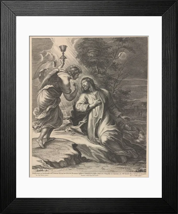 Framed Print : Christ on the Mount of Olives. Creator: Pieter de Bailliu