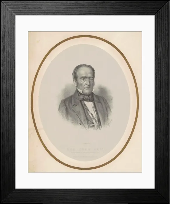 Framed Print : Honorable John Bell, 1860. Creator: Joseph E. Baker Framed Print : Honorable John Bell, 1860. Creator: Joseph E. Baker