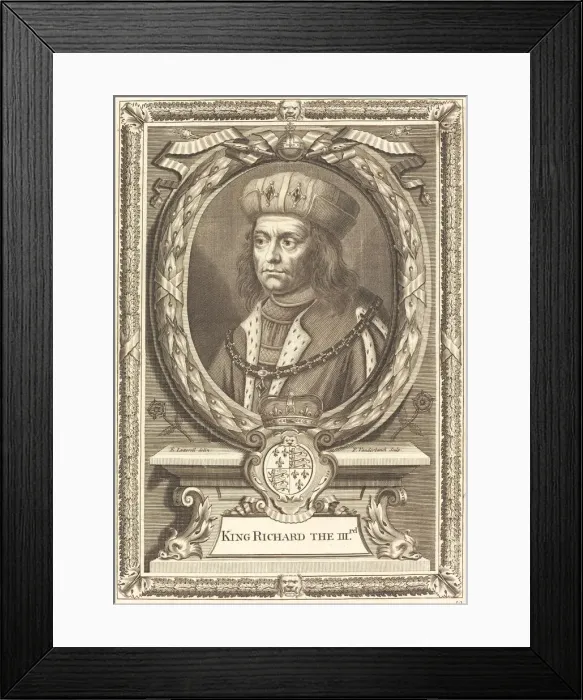 Framed Print : King Richard III. Creator: Pieter van der Banck Framed Print : King Richard III. Creator: Pieter van der Banck