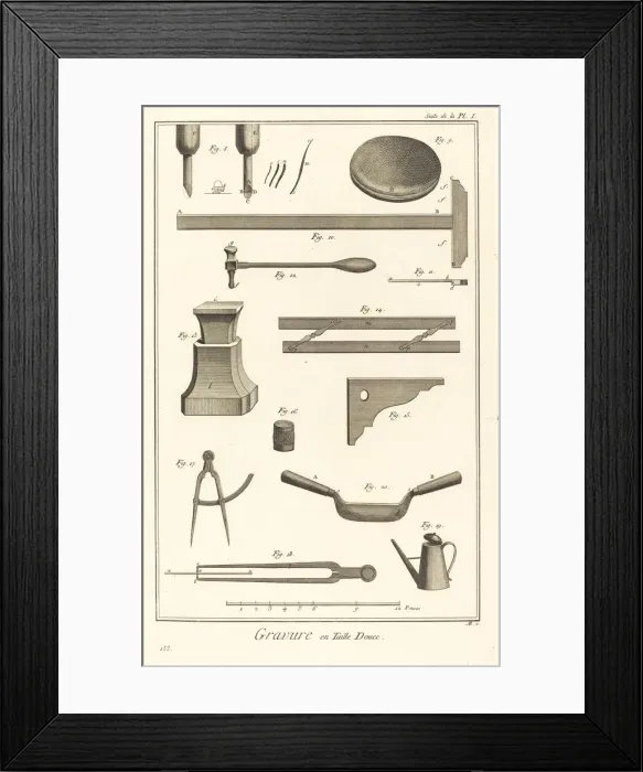Framed Print : Gravure en Taille Douce: suite de la pl. I, 1771 / 1779. Creator: Antonio Baratta Framed Print : Gravure en Taille Douce: suite de la pl. I, 1771 / 1779. Creator: Antonio Baratta