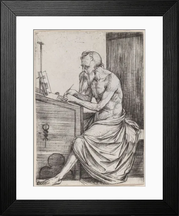 Framed Print : Saint Jerome, c. 1501 / 1504. Creator: Jacopo de Barbari Framed Print : Saint Jerome, c. 1501 / 1504. Creator: Jacopo de Barbari