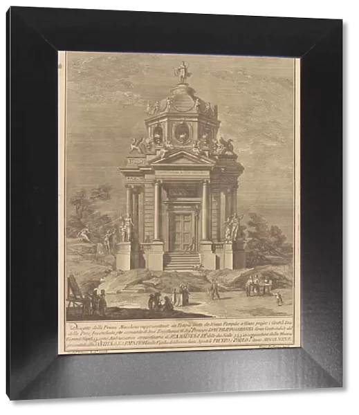 The Prima Macchina for the Chinea of 1782: The Temple of Janus... 1782