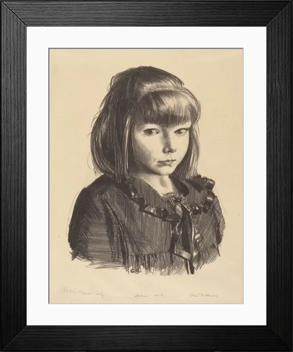 Framed Print : Jean 1923, 1923. Creator: George Wesley Bellows Framed Print : Jean 1923, 1923. Creator: George Wesley Bellows