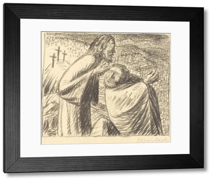 Framed Print : Anno Domini MCMXVI Post Christum Natum, 1916. Creator: Ernst Barlach Framed Print : Anno Domini MCMXVI Post Christum Natum, 1916. Creator: Ernst Barlach