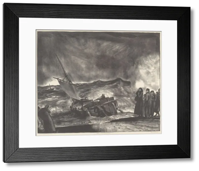 Framed Print : Allan Donn Puts to Sea, 1923. Creator: George Wesley Bellows Framed Print : Allan Donn Puts to Sea, 1923. Creator: George Wesley Bellows