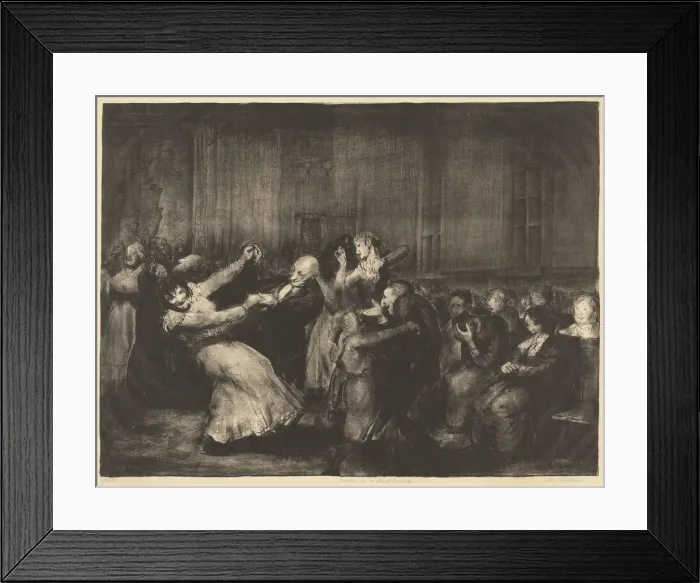 Framed Print : Dance in a Madhouse, 1917. Creator: George Wesley Bellows