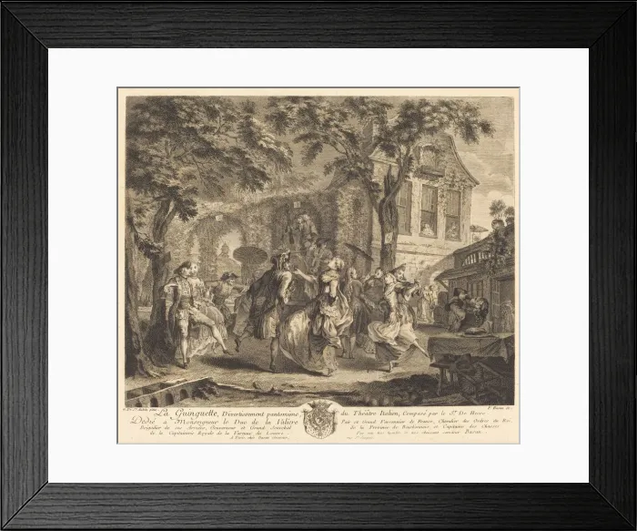 Framed Print : The Tavern, 1761 / 1762. Creator: Pierre Francois Basan Framed Print : The Tavern, 1761 / 1762. Creator: Pierre Francois Basan