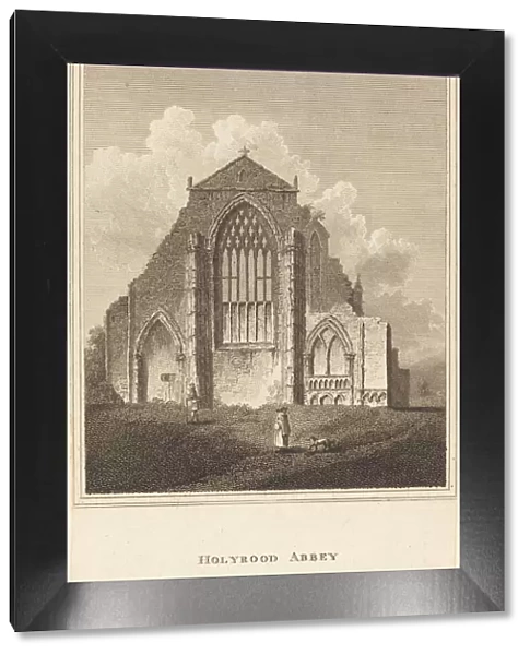 Holyrood Abbey, 19th century. Creator: Unknown